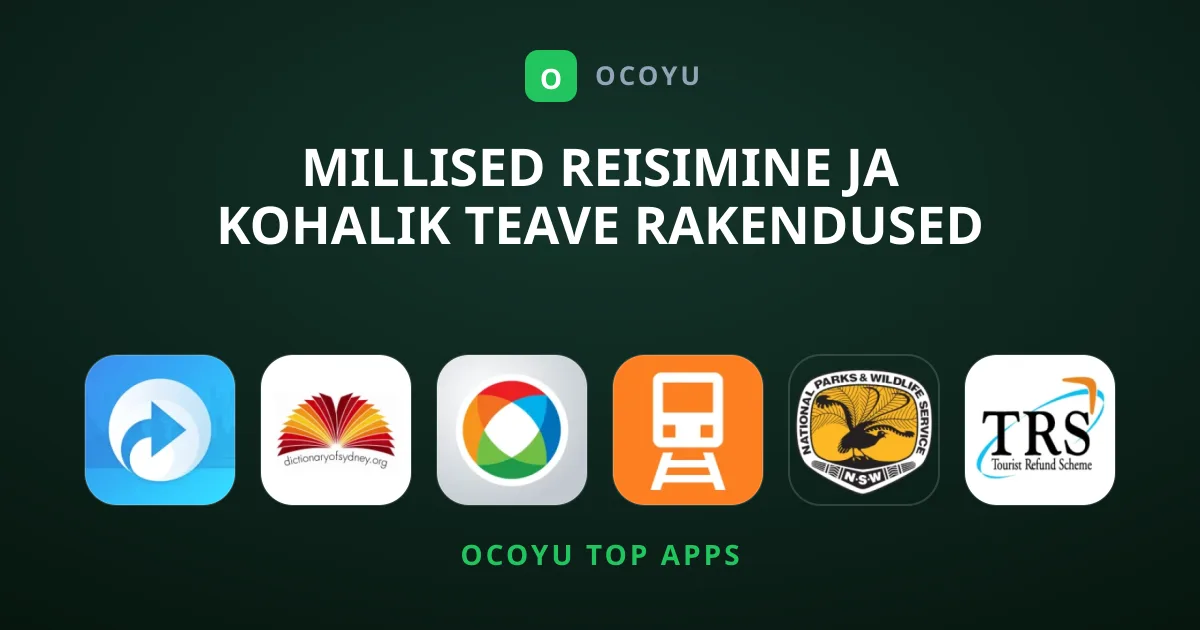 Millised Reisimine ja kohalik teave rakendused valida?